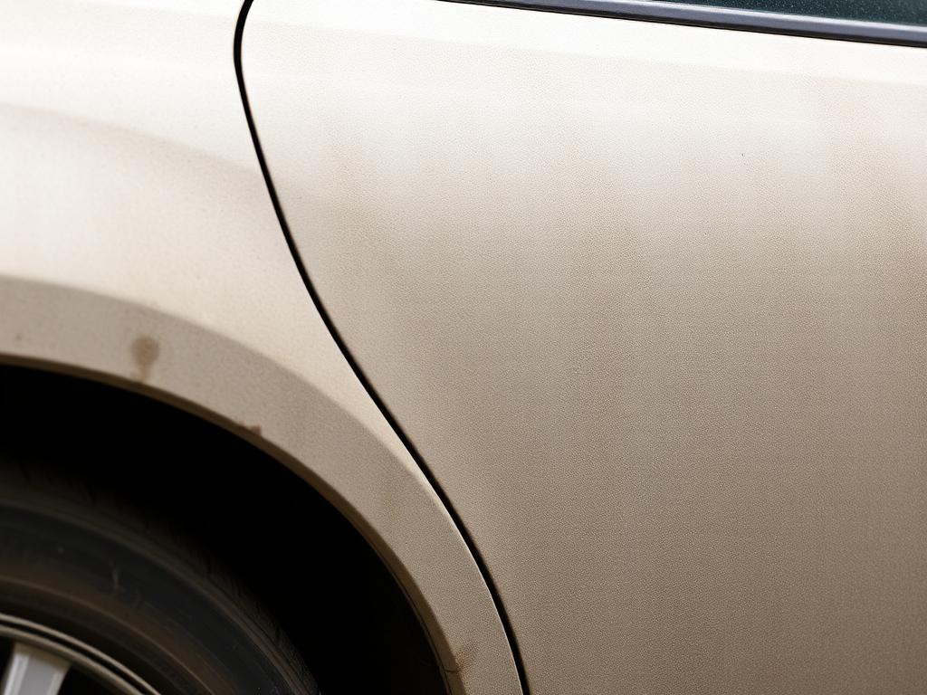 Exterior paint correction before