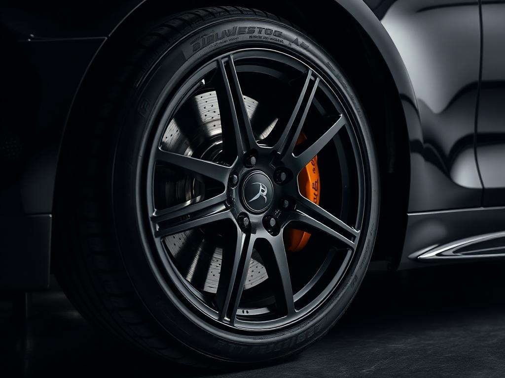 Detailed luxury alloy wheel